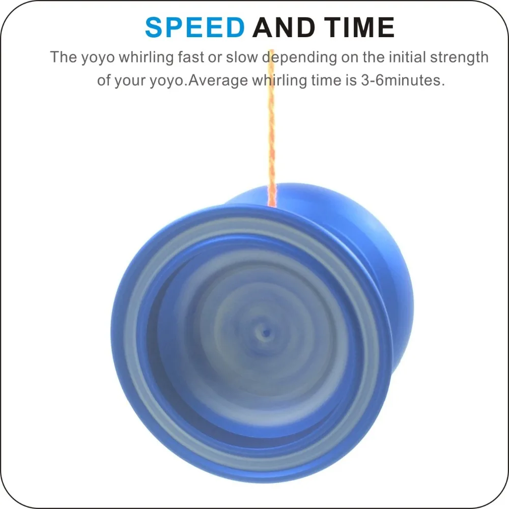 BEBOO-G8-Blue-Fire-Dragon-yoyo-Professional-YoYo-Ball-Aluminum-Alloy-yo-yo-set-Yo-yo