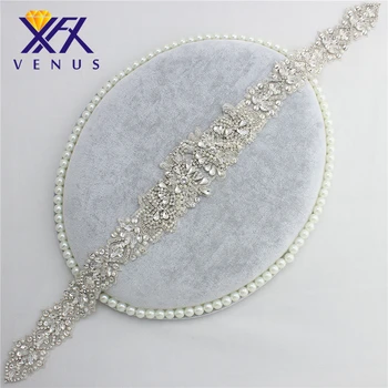 XINFANGXIU High quality heavy elegant beaded ivory beads sewi on iron on Rhinestone Applique crystal trims for wedding garment
XINFANGXIU High quality heavy elegant beaded ivory beads sewi on iron on Rhinestone Applique crystal trims for wedding garment
