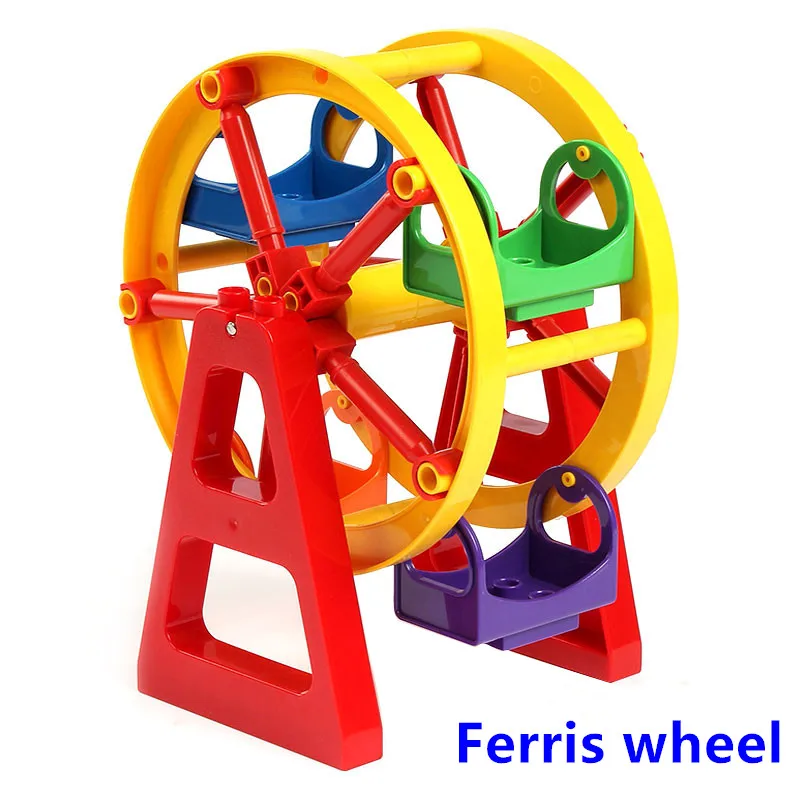 Ferris Wheel Large Building Block Slide DIY Classic Piece Big size set Toy accessories compatible legoe Duplooe Parts Seesaw
Ferris Wheel Large Building Block Slide DIY Classic Piece Big size set Toy accessories compatible legoe Duplooe Parts Seesaw