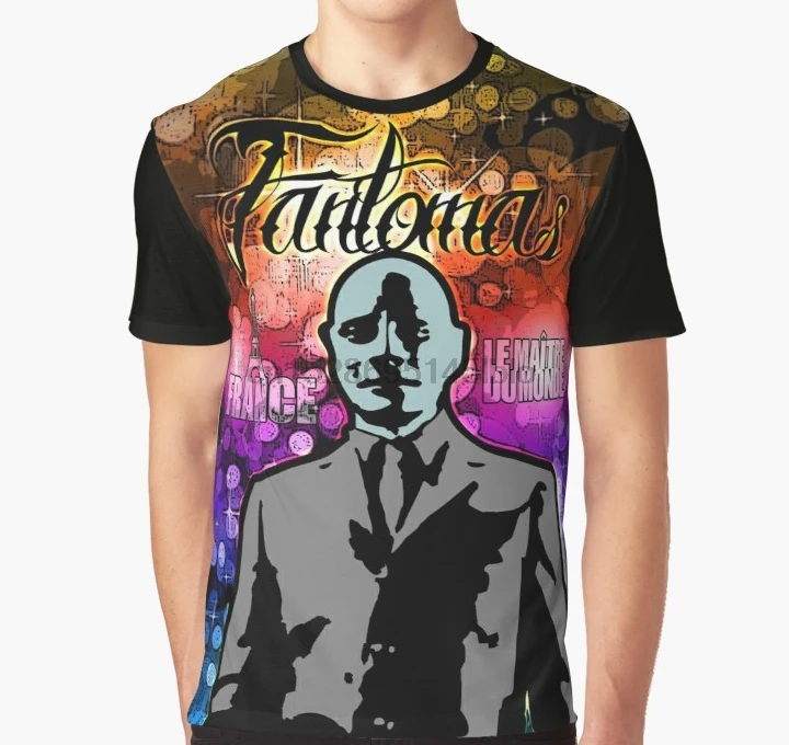 All Over Print 3D Tshirt Fantomas France The Master Of The World Full Print Big print Graphic T Shirt
All Over Print 3D Tshirt Fantomas France The Master Of The World Full Print Big print Graphic T Shirt