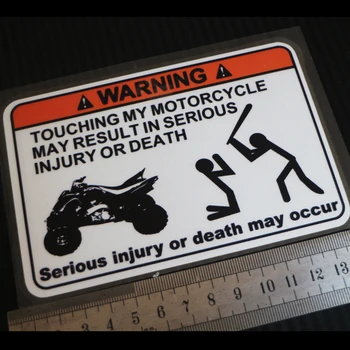 1PCS moto car Styling Decals For WARNING TUOUCHING MY atv utv Reflective stickers
1PCS moto car Styling Decals For WARNING TUOUCHING MY atv utv Reflective stickers