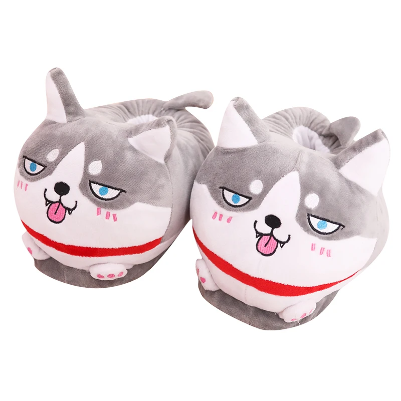 Husky shoes funny dog slippers couple home warm cotton slippers home plush floor slippers bag with shoes non-slip warm shoes
Husky shoes funny dog slippers couple home warm cotton slippers home plush floor slippers bag with shoes non-slip warm shoes