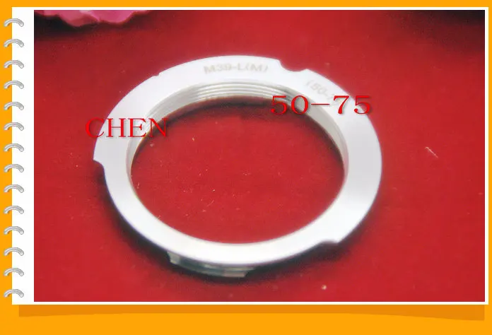 L39-LM M39 -LM LTM LSM Mount to LM Lens Adapter ring for M9 M8 M7 M6 M5 28-90mm 50mm-75mm 35mm-135mm lens
L39-LM M39 -LM LTM LSM Mount to LM Lens Adapter ring for M9 M8 M7 M6 M5 28-90mm 50mm-75mm 35mm-135mm lens