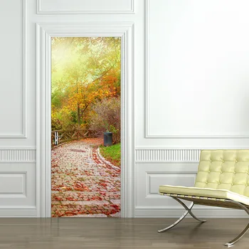 Funlife Door Sticker Fallen Leaves on Slate Road Renovation of Wood Doors Self-adhesive Waterproof Home Decorative Door Sticker
Funlife Door Sticker Fallen Leaves on Slate Road Renovation of Wood Doors Self-adhesive Waterproof Home Decorative Door Sticker