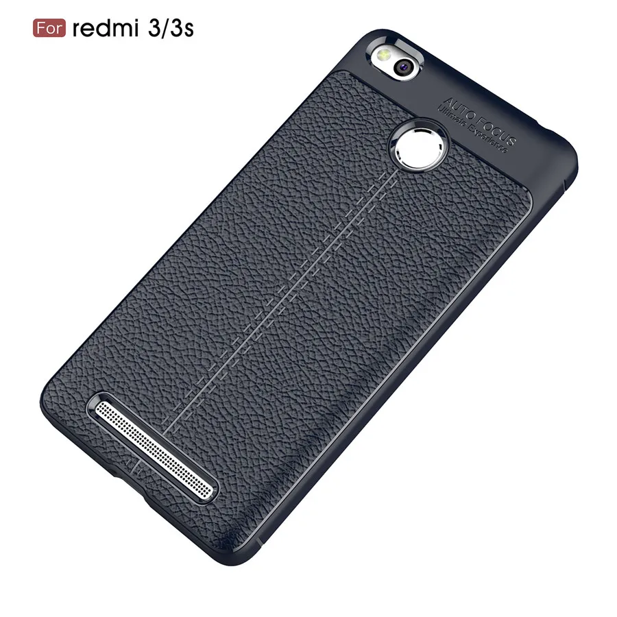 Phone Case For Xiaomi Redmi 3s Case Luxury TPU Silicone Imitation Leather Cover for Xiaomi Redmi 3 Pro Case Redmi 3S 3 S Case