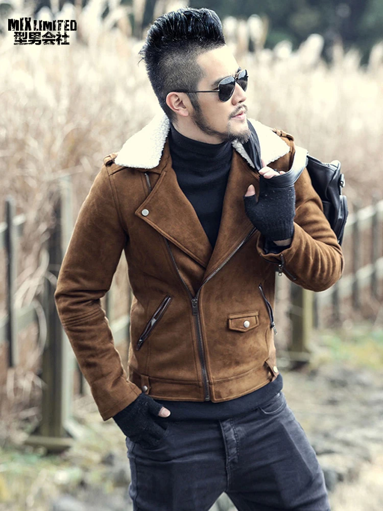 Winter leather jackets Men Faux Fur Coats Men's Leather Jacket Casual Motorcycle Leather Jacket Thicken Overcoat For Man F2148
Winter leather jackets Men Faux Fur Coats Men's Leather Jacket Casual Motorcycle Leather Jacket Thicken Overcoat For Man F2148