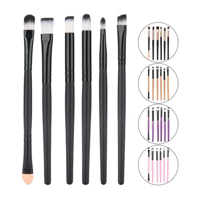 

5/6pcs Pro Makeup Brushes Makeup Cosmetic Brushes Set Cosmetics Eyeliner Eyeshadow Eye Shadow Foundation Blending Blusher Brush