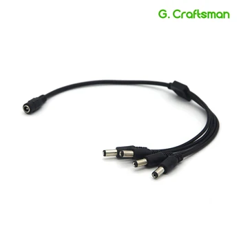 2pcs/lot 5.5x2.1mm DC Power Cable 1 to Female to 2/4 Male Plug Splitter Adapter Security CCTV Camera and LED C01 G.Craftsman
2pcs/lot 5.5x2.1mm DC Power Cable 1 to Female to 2/4 Male Plug Splitter Adapter Security CCTV Camera and LED C01 G.Craftsman