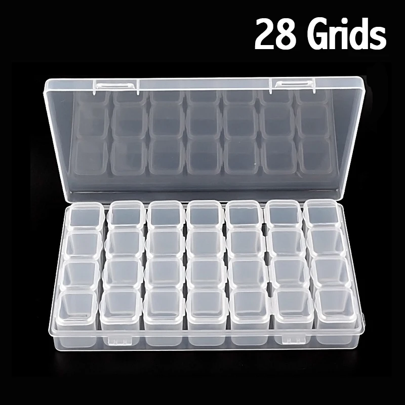 8/28 Grids Dismountable Diamond Painting Cross Stitch Plastic Storage Box Nail Art Rhinestone Tools Beads Storage Home Storage
8/28 Grids Dismountable Diamond Painting Cross Stitch Plastic Storage Box Nail Art Rhinestone Tools Beads Storage Home Storage