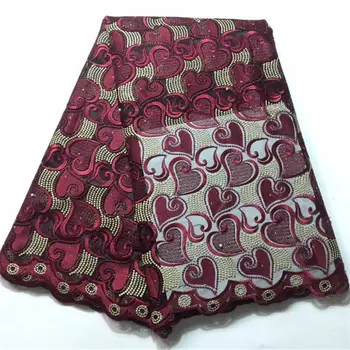 Wine Color African Embroidery French Tulle Lace Fabric Mesh Net Lace Material French Lace For Lady Dress
Wine Color African Embroidery French Tulle Lace Fabric Mesh Net Lace Material French Lace For Lady Dress