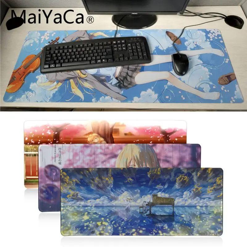 MaiYaCa Non Slip PC Your Lie In April mouse pad gamer play mats Locking Edge gaming Mouse pad Mat anime Keyboard Mat Table Pad
MaiYaCa Non Slip PC Your Lie In April mouse pad gamer play mats Locking Edge gaming Mouse pad Mat anime Keyboard Mat Table Pad