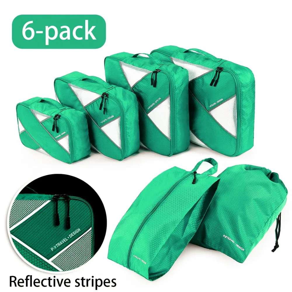 6pcs Set Men and Women Luggage Travel Bags Packing Cubes Organizer Fashion Double Zipper Waterproof Travel Packing Cubes Bags
6pcs Set Men and Women Luggage Travel Bags Packing Cubes Organizer Fashion Double Zipper Waterproof Travel Packing Cubes Bags