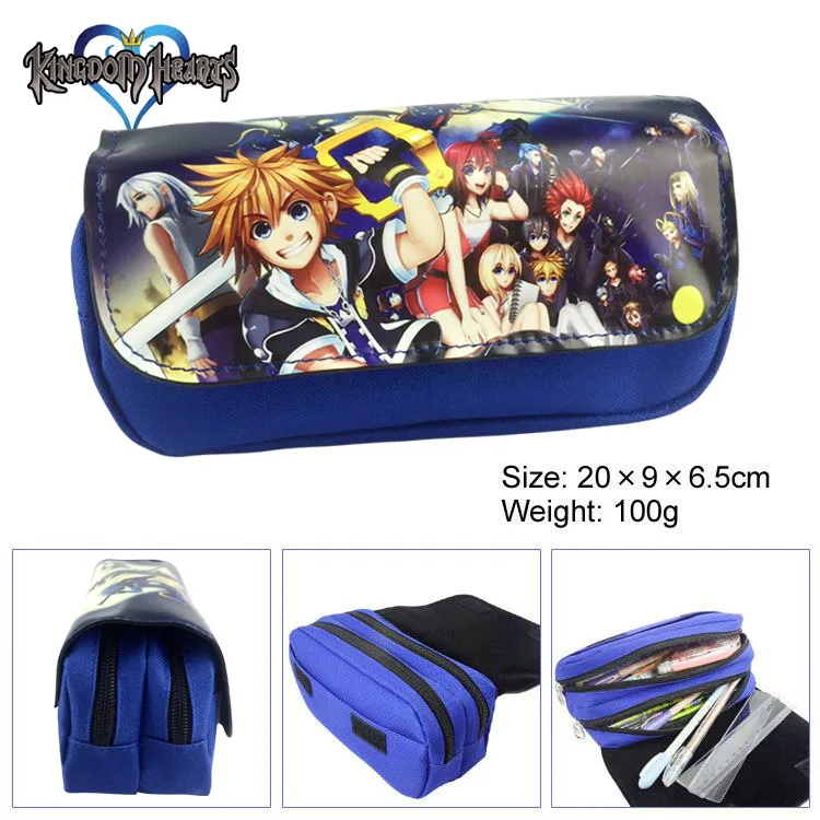 Kingdom Hearts Pen Bag Printing Students Pencil Case Cosplay Zipper Cartoon Canvas Cosmetic Makeup Bags
Kingdom Hearts Pen Bag Printing Students Pencil Case Cosplay Zipper Cartoon Canvas Cosmetic Makeup Bags