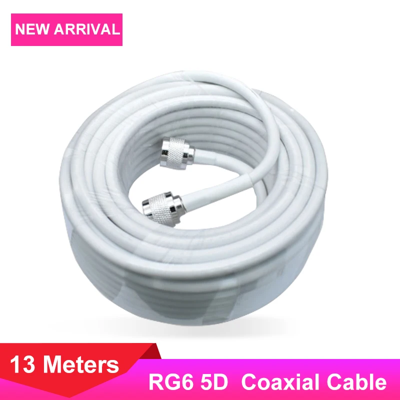 4G 3G 2G 5D Coaxial Cable N Male To N Male 13 Meters Connector For Communication Signal Amplifier Network Cellphone Booster /
4G 3G 2G 5D Coaxial Cable N Male To N Male 13 Meters Connector For Communication Signal Amplifier Network Cellphone Booster /