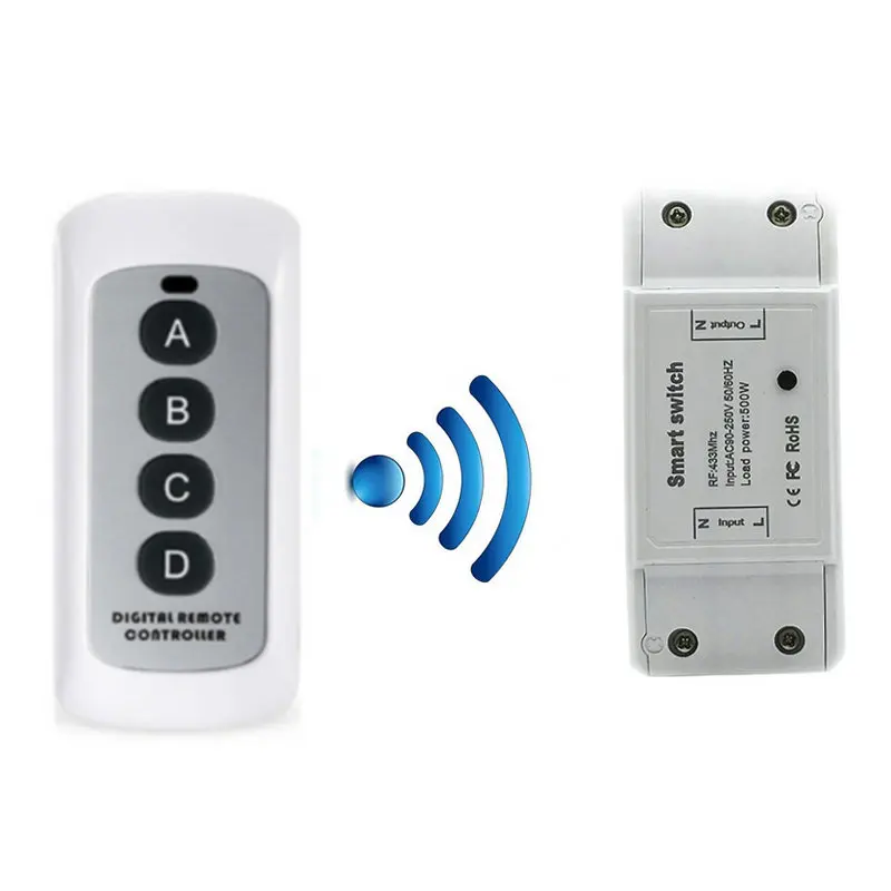 433mhz universal wireless remote control switch receiver module & transmitter module 433mhz for smart home
433mhz universal wireless remote control switch receiver module & transmitter module 433mhz for smart home