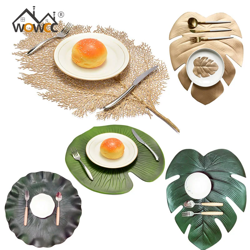 Placemat for Kitchen Table Mat Christmas Simulation Plant Palm Gold Leaf PVC Table Mat Decorative Table Pad Coasters Home Decor
Placemat for Kitchen Table Mat Christmas Simulation Plant Palm Gold Leaf PVC Table Mat Decorative Table Pad Coasters Home Decor