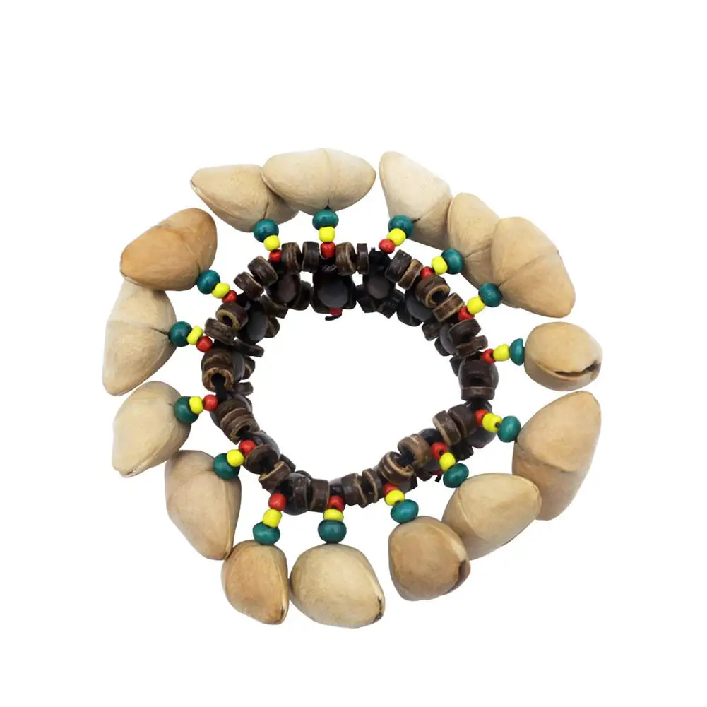 GECKO Handbell Handmade Bracelet Nutshell Wrist Bell for Djembe African Box Drum Percussion Musical Instrument Parts Accessories
GECKO Handbell Handmade Bracelet Nutshell Wrist Bell for Djembe African Box Drum Percussion Musical Instrument Parts Accessories