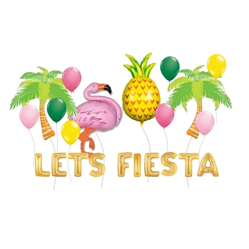 22pcs Large flamingo Balloon let fiesta big Pineapple and Palm Tree Fruit Balloons Summer Party Fiesta Party Balloon Party Decor
22pcs Large flamingo Balloon let fiesta big Pineapple and Palm Tree Fruit Balloons Summer Party Fiesta Party Balloon Party Decor