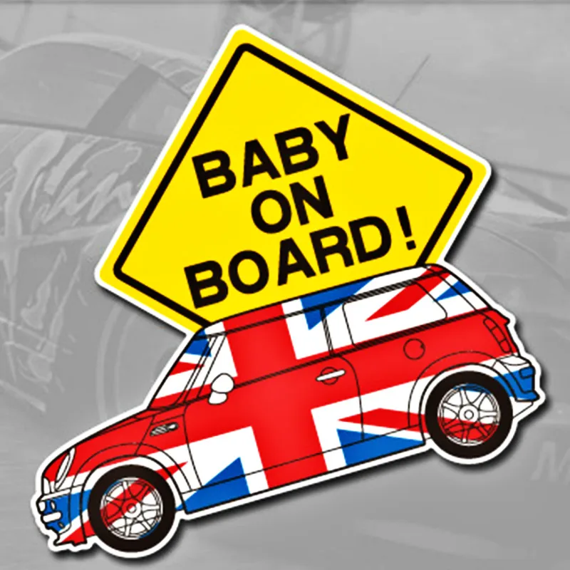 Etie Car-styling Baby on Board Car Sticker and Decals Accessories For Mini Cooper Countryman R50 R52 R53 R58 R56 Clubman
Etie Car-styling Baby on Board Car Sticker and Decals Accessories For Mini Cooper Countryman R50 R52 R53 R58 R56 Clubman