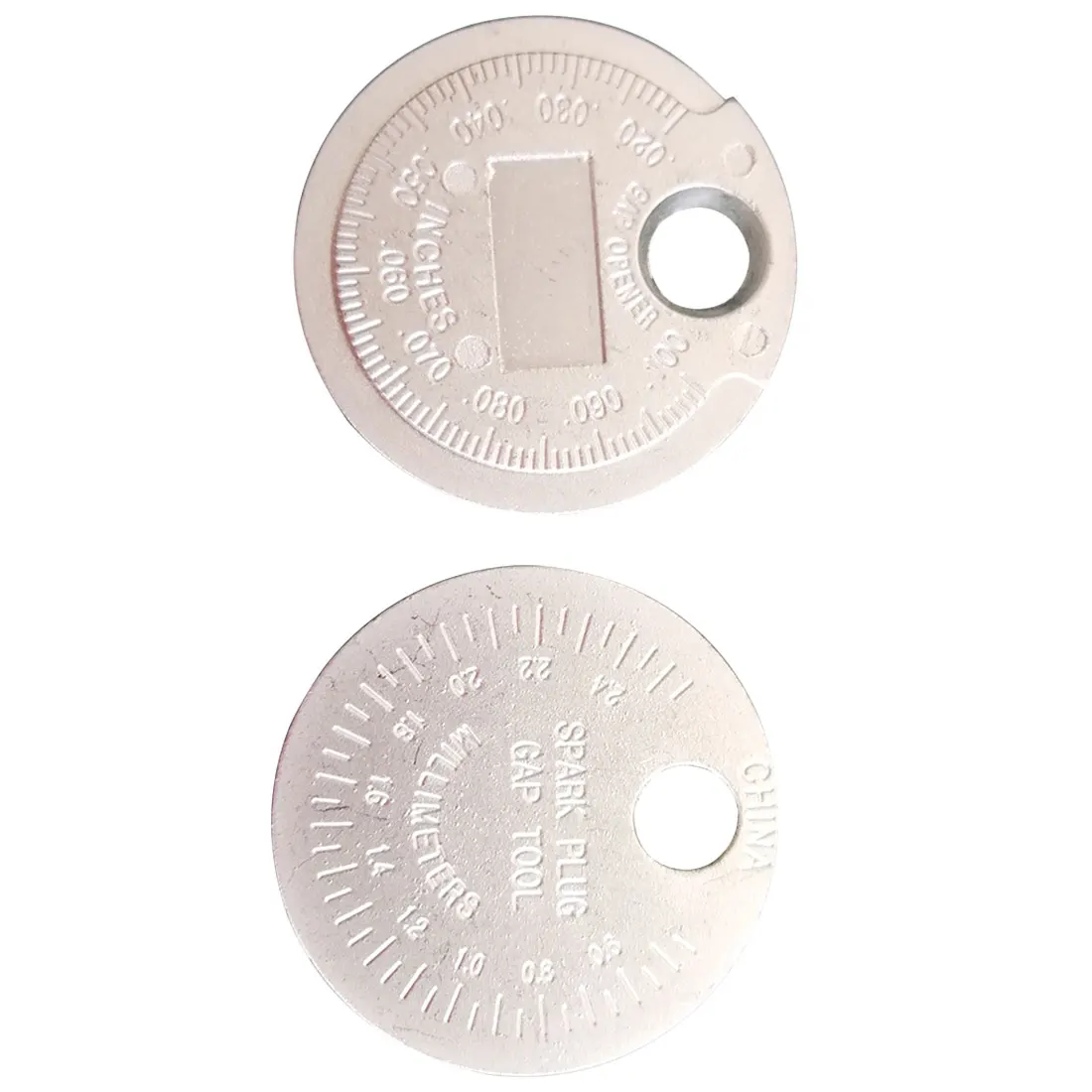 Portable Pocket 0.6-2.4mm Range Coin-Type Spark Plug Gap Gauge Tool Measurement Spark Plug Gage Measuring Tools
Portable Pocket 0.6-2.4mm Range Coin-Type Spark Plug Gap Gauge Tool Measurement Spark Plug Gage Measuring Tools