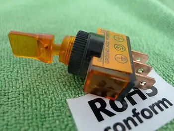 WATERPROOF 12V Yellow UNIVERSAL LED TOGGLE SWITCH FOR CAR BOAT MARINE Y14D 50pc
WATERPROOF 12V Yellow UNIVERSAL LED TOGGLE SWITCH FOR CAR BOAT MARINE Y14D 50pc