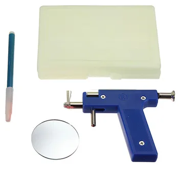 Blue Pro Steel Ear Nose Navel Body Piercing Gun Tool Kit Stainless Steel+Plastic Instrument Studs Set
Blue Pro Steel Ear Nose Navel Body Piercing Gun Tool Kit Stainless Steel+Plastic Instrument Studs Set
