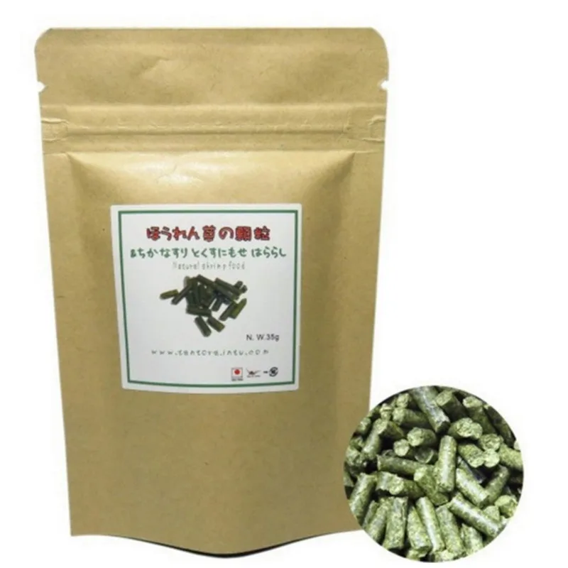 Hot Sale 2019 Fish Tank 35g Crystal Red Shrimp Food Natural Spinach Mixed Ingredient Aquarium Shrimp Feeding Food
Hot Sale 2019 Fish Tank 35g Crystal Red Shrimp Food Natural Spinach Mixed Ingredient Aquarium Shrimp Feeding Food