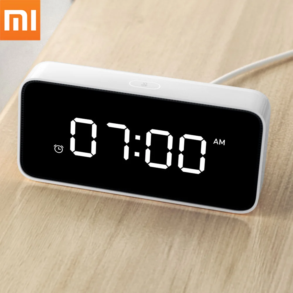 In Stock!!Xiaomi Xiaoai Smart Alarm Clock Voice Broadcast Clock ABS Table Dersktop Clocks AutomaticTime Calibration Mi Home App
In Stock!!Xiaomi Xiaoai Smart Alarm Clock Voice Broadcast Clock ABS Table Dersktop Clocks AutomaticTime Calibration Mi Home App