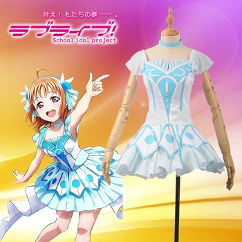 LoveLive!SunShine!!Aqours Takami Chika Activity Cards Stage Girls BLUE+WHITE Cosplay Costume Adult Women Outfit Hairband Dress
LoveLive!SunShine!!Aqours Takami Chika Activity Cards Stage Girls BLUE+WHITE Cosplay Costume Adult Women Outfit Hairband Dress