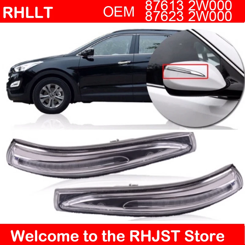 For Hyundai Santa Fe Sport 2013-2015 Right & Left Side Rearview Mirror Turn light Signal Lamp OEM 876132W000 876232W000
For Hyundai Santa Fe Sport 2013-2015 Right & Left Side Rearview Mirror Turn light Signal Lamp OEM 876132W000 876232W000