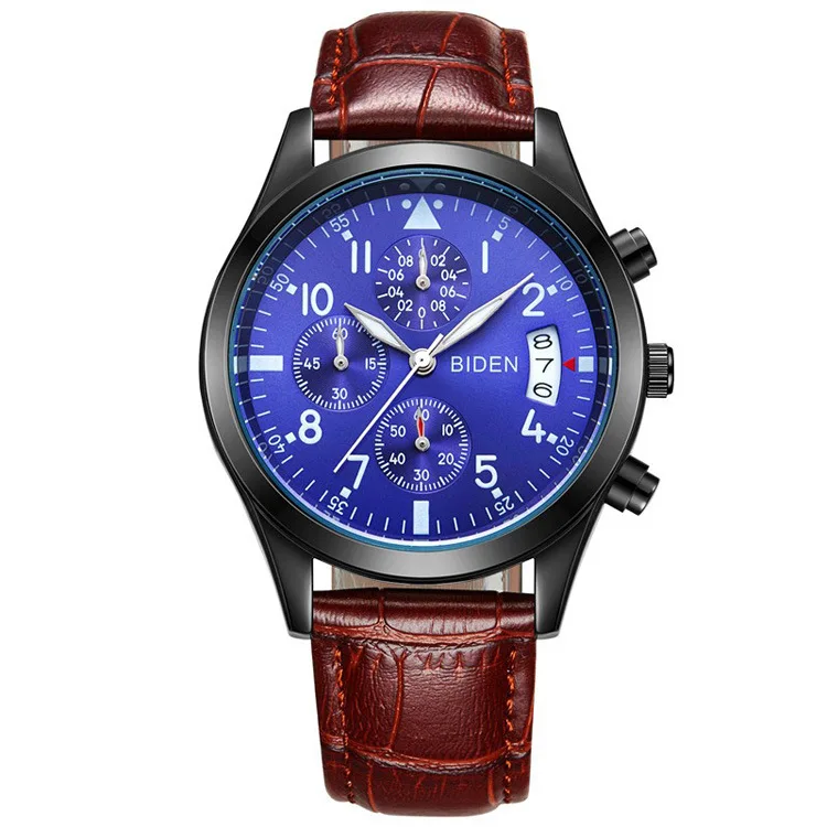 business Biden brand genuine leather mens wristwatches quartz man watches Multifunction waterproof calendar Citizen movement
business Biden brand genuine leather mens wristwatches quartz man watches Multifunction waterproof calendar Citizen movement