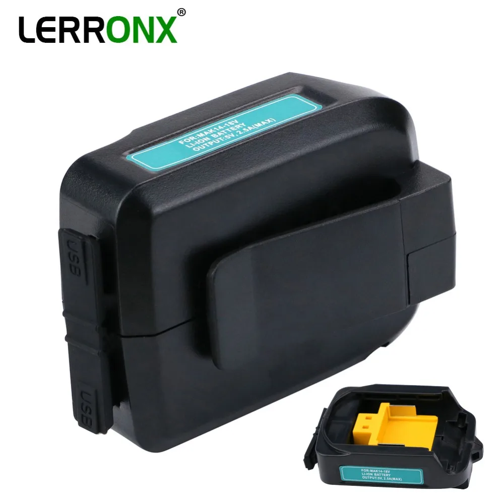 14.4V 18V Power Tools USB converter charger adapter for Makita Li-ion rechargeable batteries LXT Series BL1830 BL1850 BL1430
14.4V 18V Power Tools USB converter charger adapter for Makita Li-ion rechargeable batteries LXT Series BL1830 BL1850 BL1430