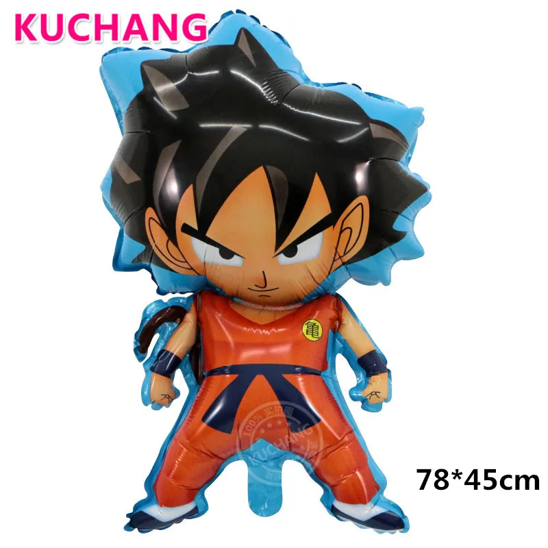 10pcs 78*45cm 7 Dragon Ball Z Ball Toy Foil Balloons Baby Z Son Goku Inflatable Ballon For Birthday Party Decorations Globos
10pcs 78*45cm 7 Dragon Ball Z Ball Toy Foil Balloons Baby Z Son Goku Inflatable Ballon For Birthday Party Decorations Globos