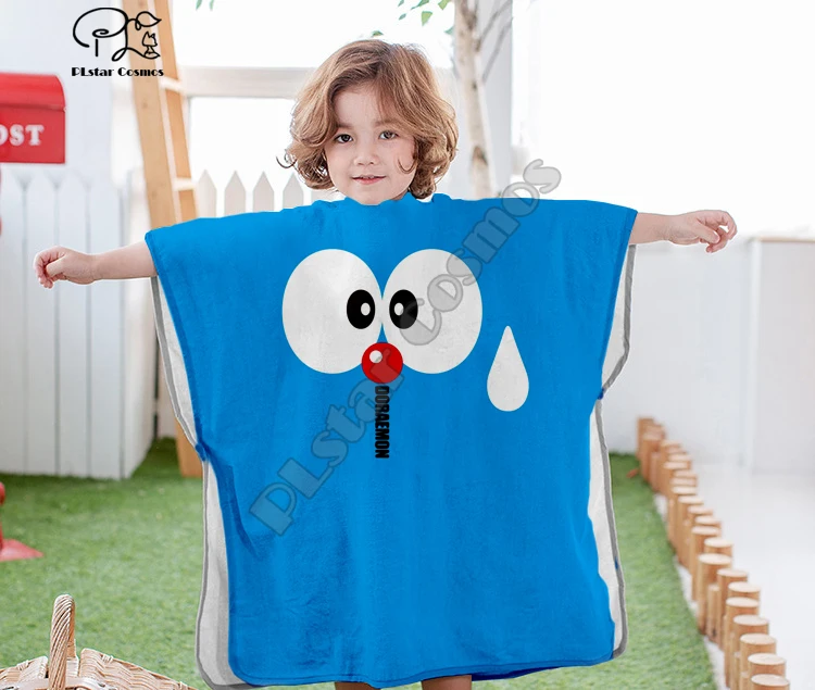 Cartoon kawaii cute Doraemon Hooded baby Boys and Girls Towel Wearable Bath Towel For Kids Travel 3D print Beach Towels style-7
Cartoon kawaii cute Doraemon Hooded baby Boys and Girls Towel Wearable Bath Towel For Kids Travel 3D print Beach Towels style-7