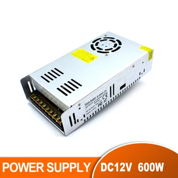 DC Power Supply 12V 50A 600w Led Driver Transformer AC110V 220V to dc 12v Power Adapter for strip lamp CNC CCTV
DC Power Supply 12V 50A 600w Led Driver Transformer AC110V 220V to dc 12v Power Adapter for strip lamp CNC CCTV