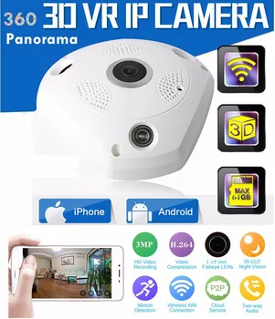 Free Shipping 1280*960 360 Degree Fisheye Panorama Camera HD Wireless VR Panorama HD IP camera P2P Indoor Cam Security WiFi Cam
Free Shipping 1280*960 360 Degree Fisheye Panorama Camera HD Wireless VR Panorama HD IP camera P2P Indoor Cam Security WiFi Cam