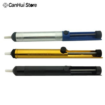 1PCS Aluminium Metal Desolderen Pomp Zuig Tin Pistool Solderen Sucker Pen Removal Vacuum Soldeerbout Desolder Hand Lassen
1PCS Aluminium Metal Desolderen Pomp Zuig Tin Pistool Solderen Sucker Pen Removal Vacuum Soldeerbout Desolder Hand Lassen