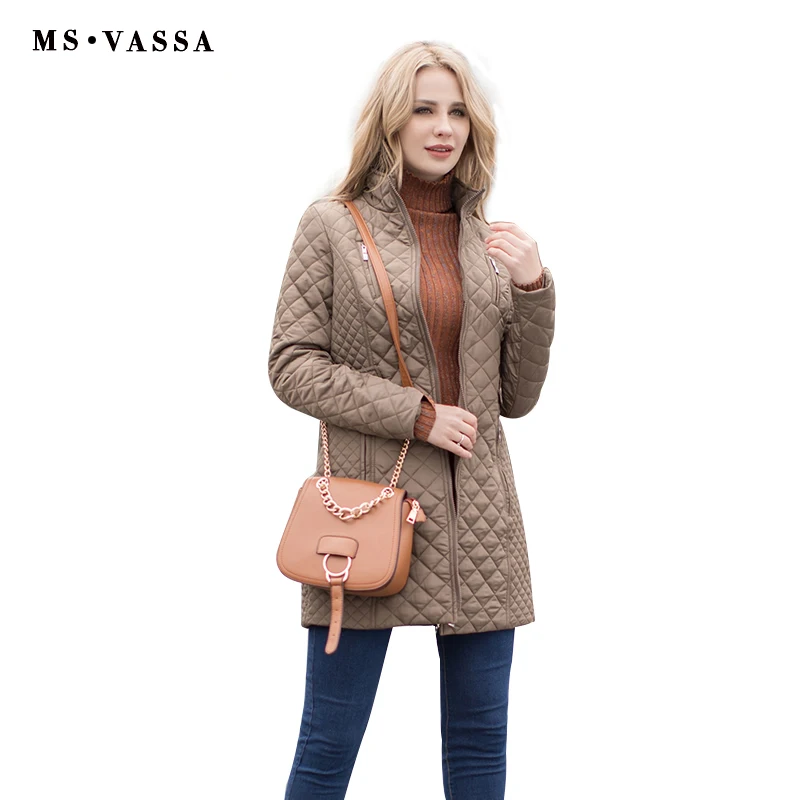 MS VASSA New Jackets 2018 Women Winter padded jacket stand-up collar long quilted coats plus size 5XL 6XL female outerwear
MS VASSA New Jackets 2018 Women Winter padded jacket stand-up collar long quilted coats plus size 5XL 6XL female outerwear