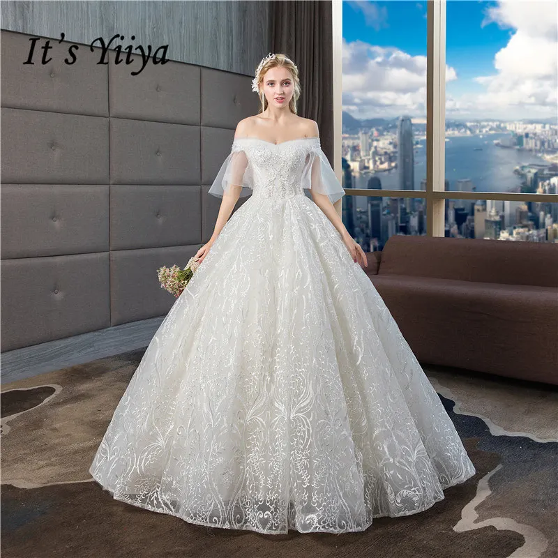 It's YiiYa Wedding Dress 2019 Boat Neck Elegant White Lace Wedding Gowns Plus Size vestidos de novia 2019 Free Shipping HS328
It's YiiYa Wedding Dress 2019 Boat Neck Elegant White Lace Wedding Gowns Plus Size vestidos de novia 2019 Free Shipping HS328