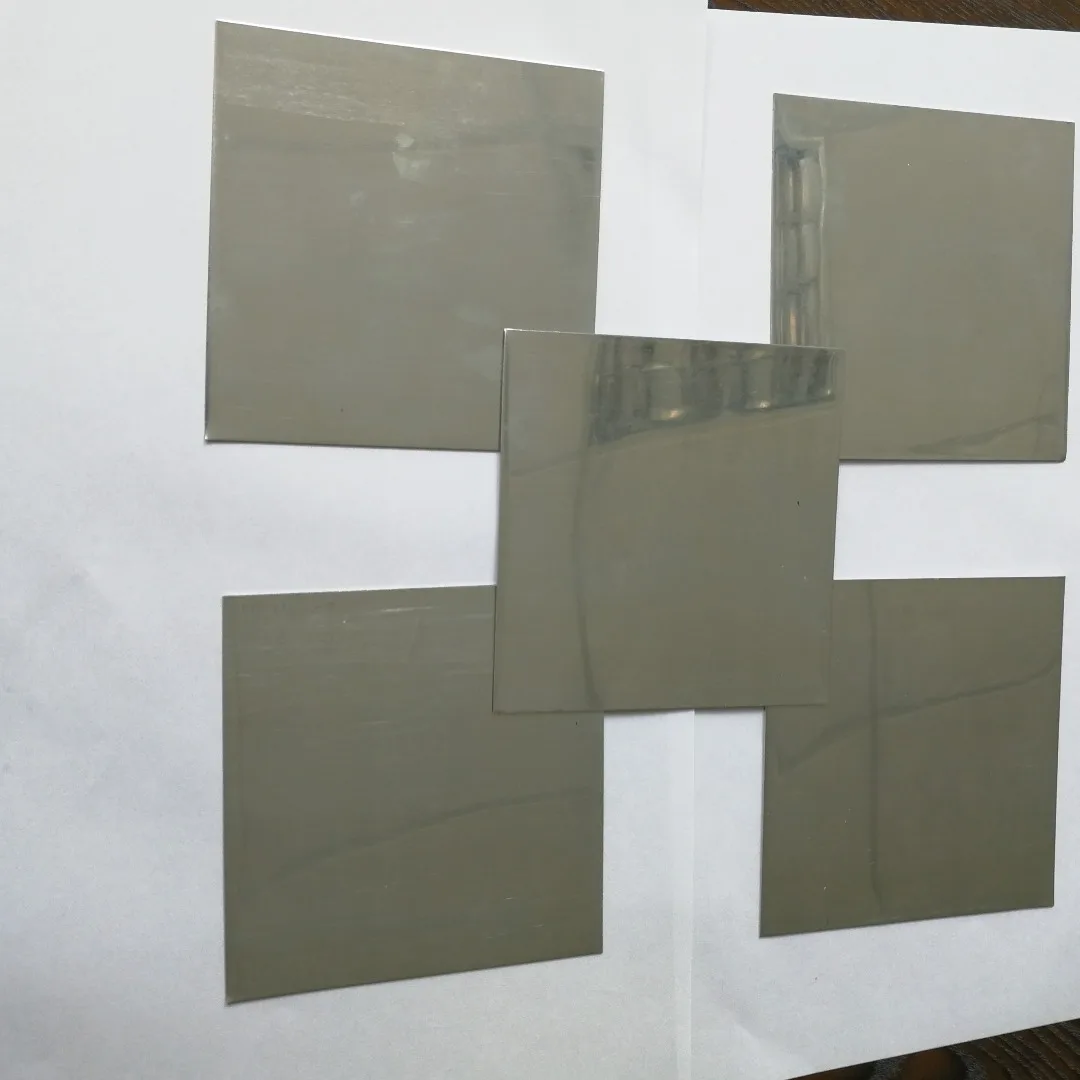 5pcs NEW Pure Zinc Zn Sheet Plate Metal Foil 100mm*100mm*0.5mm