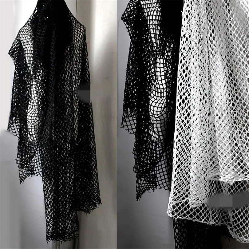 45cm*190cm/piece Fishing net original designer fabric big fishnet hollow perspective mesh fabric mesh sexy clothing big mesh
45cm*190cm/piece Fishing net original designer fabric big fishnet hollow perspective mesh fabric mesh sexy clothing big mesh