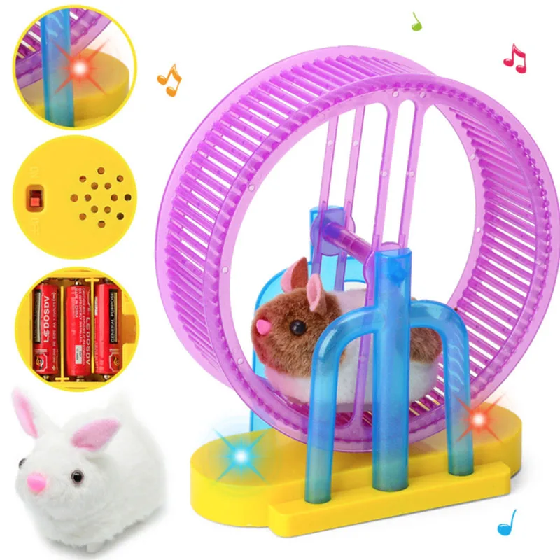 Funny Toy Wheel Toy LED Light Music Running Cage Electronic Toys Child Hamster Interaction Kids Educational Toy Christmas Gift
Funny Toy Wheel Toy LED Light Music Running Cage Electronic Toys Child Hamster Interaction Kids Educational Toy Christmas Gift