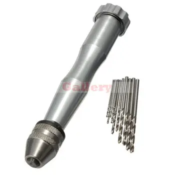 2 Sets Lot Mini Micro Aluminum Hand Drilling With Keyless Chuck + 10 Twist Drills Bits
2 Sets Lot Mini Micro Aluminum Hand Drilling With Keyless Chuck + 10 Twist Drills Bits