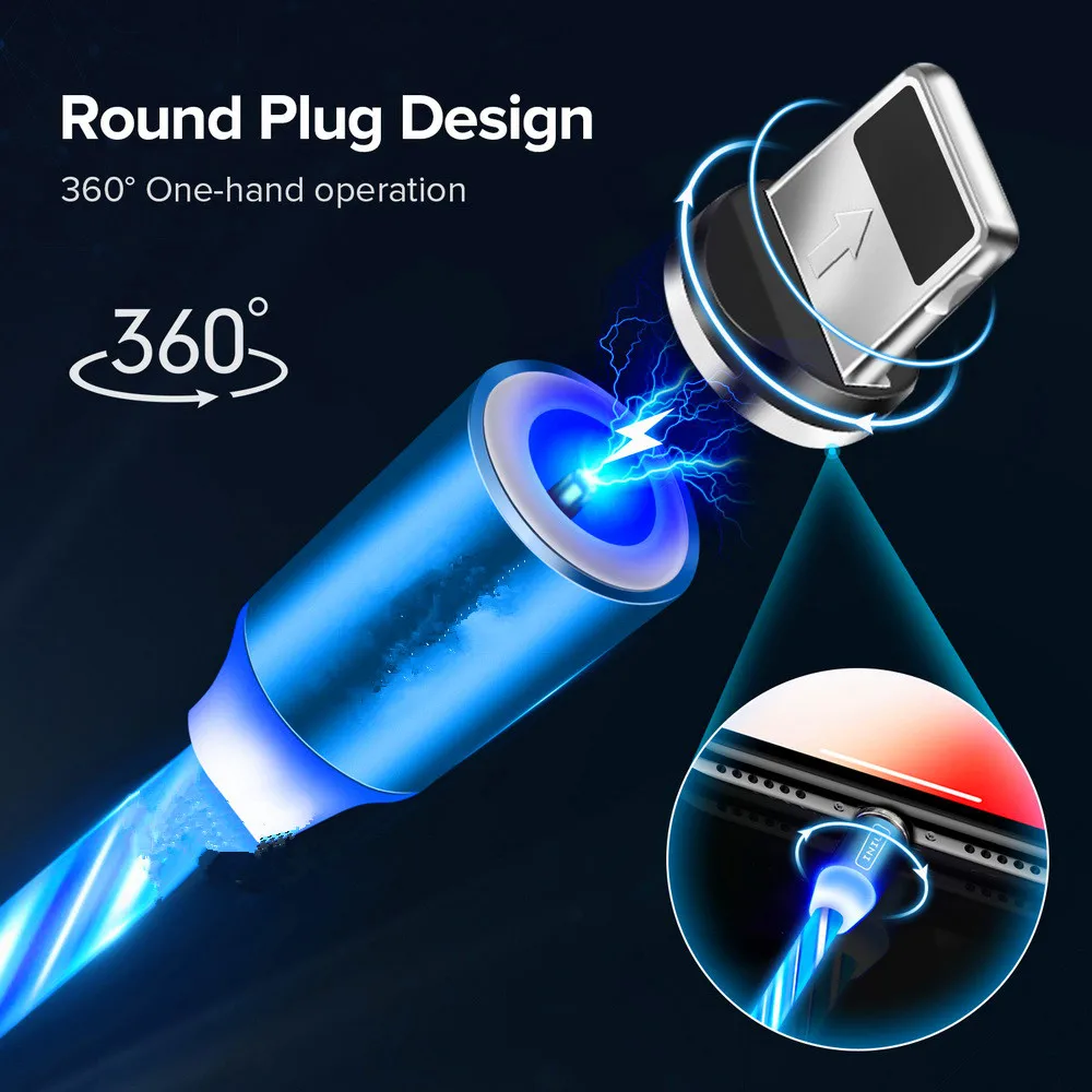 1M Magnetic Light Type C Micro USB LED Fast Charging Data Cable Charger USB-C Cable For Xiaomi 9 Huawei For iPhone X XS Samsung
1M Magnetic Light Type C Micro USB LED Fast Charging Data Cable Charger USB-C Cable For Xiaomi 9 Huawei For iPhone X XS Samsung