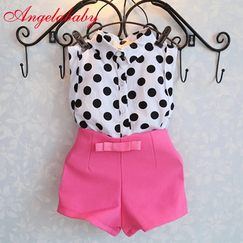 Baby girls clothing sets 2019 summer new lapel sleeveless dot shirt + bow shorts two-piece suit children's fashion clothes set
Baby girls clothing sets 2019 summer new lapel sleeveless dot shirt + bow shorts two-piece suit children's fashion clothes set