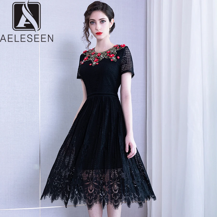 AELESEEN Vintage Style 2019 Summer New Item Women Dresses High Quality Luxury Lace Sexy Beading Floral Three Colors Midi Dress
AELESEEN Vintage Style 2019 Summer New Item Women Dresses High Quality Luxury Lace Sexy Beading Floral Three Colors Midi Dress
