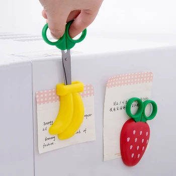 Strawberry Banana Carrot Shape Fridge Magnet with Small Scissor Decorative Sticker Stainless Steel Art Scissor Gift for Kids
Strawberry Banana Carrot Shape Fridge Magnet with Small Scissor Decorative Sticker Stainless Steel Art Scissor Gift for Kids