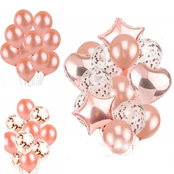 14 Piece Rose Gold Balloon Wedding Decoration Globos Birthday Party Dec Adult 18 Inch Rose Gold Heart Shape Gift Supplies
14 Piece Rose Gold Balloon Wedding Decoration Globos Birthday Party Dec Adult 18 Inch Rose Gold Heart Shape Gift Supplies