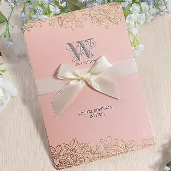 Luxury Style Bow Wedding Invitations Card Envelopes & Inner Card Bride And Bridegroom Invitation Cards Marriage Supplies 
Luxury Style Bow Wedding Invitations Card Envelopes & Inner Card Bride And Bridegroom Invitation Cards Marriage Supplies