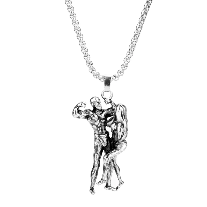 MQCHUN Fashion Gym Fitness Necklace Silver Bodybuilding Sports Charm Pendant & Necklaces Lover's Gift for Women Men-30
MQCHUN Fashion Gym Fitness Necklace Silver Bodybuilding Sports Charm Pendant & Necklaces Lover's Gift for Women Men-30